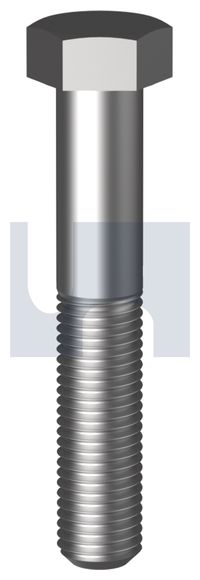 BOLT HEX HEAD G8 ZINC UNF 7/8'' X 6-1/2'' BOLT ONLY 